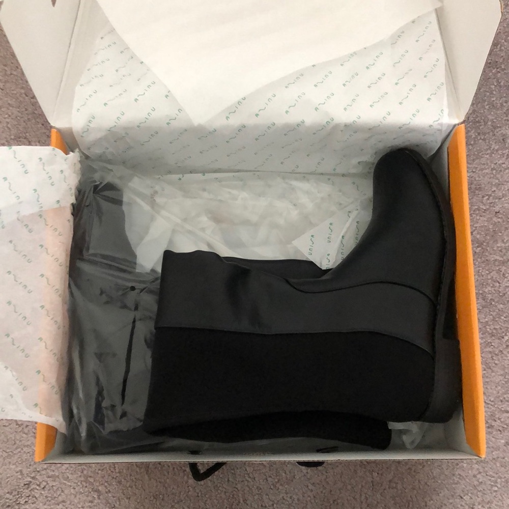Brand new over the knee black boots